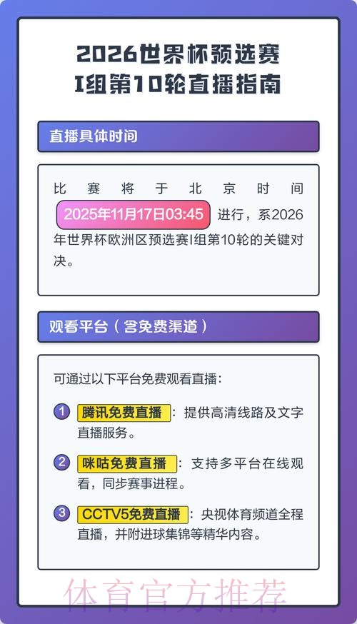 2026世界杯直播最新观看指南怎么查 2026世界杯直播最新观看指南怎么查